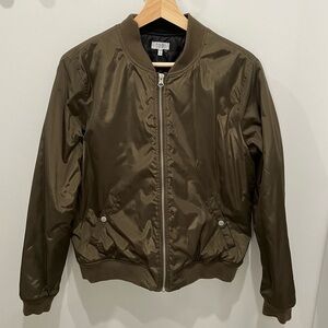 Army Green Bomber Jacket Size Medium